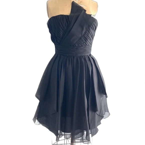 black halo sanibel 2 piece mini dress Sanibel Two Piece Mini Dress  Black Halo